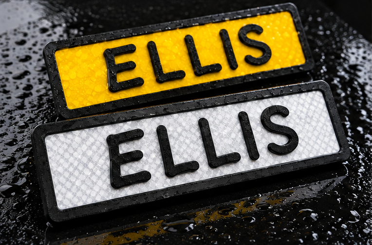 Custom 3D Printed Personalised Text Plate – Made to Order